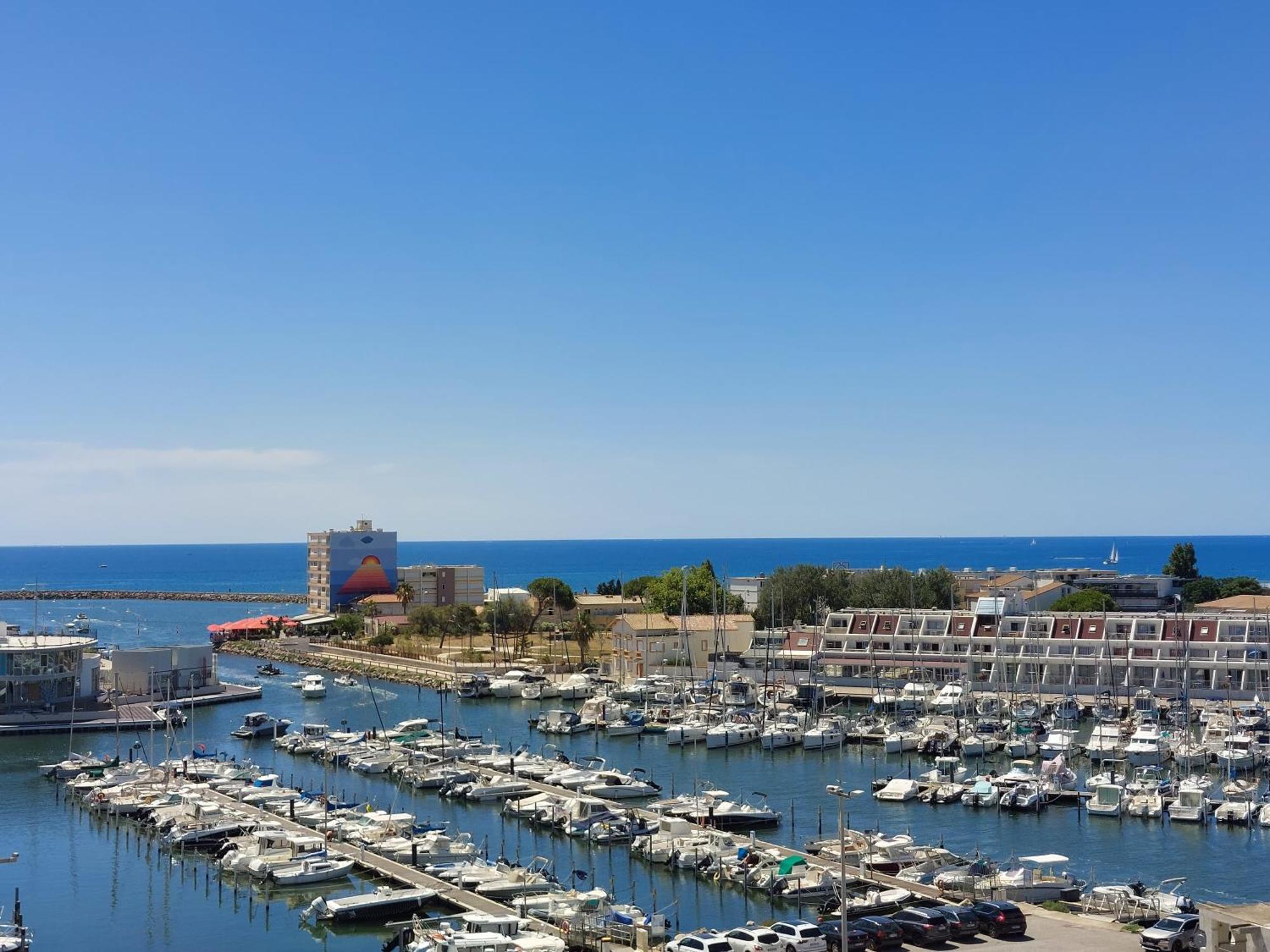 Studio Cabine Vue Mer Carnon-Plage Esterno foto