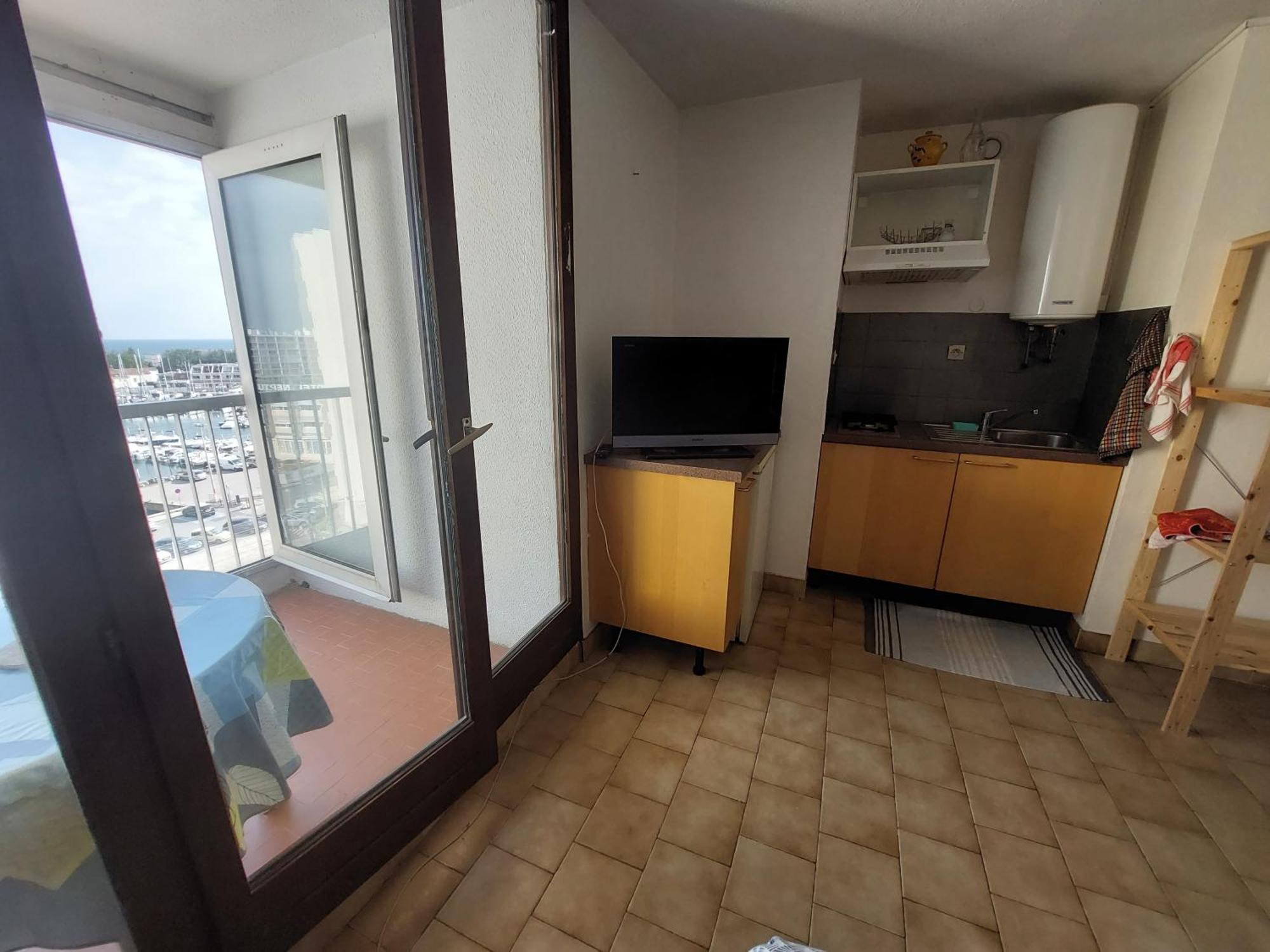 Studio Cabine Vue Mer Carnon-Plage Esterno foto